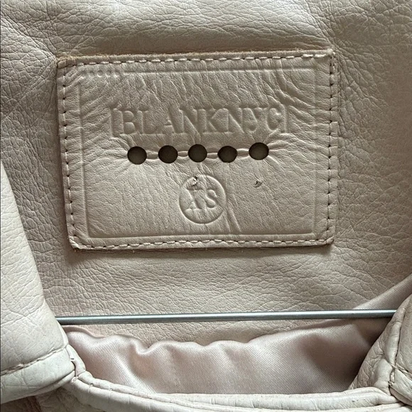 Blank NYC Light Pink Leather Jacket XS - Picture 2 of 3